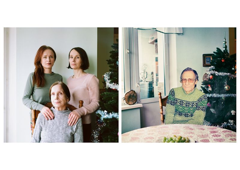 © Elena Pavlova - For the first time since the the virus outbreak my sister came to visit us from England. Father is with us.