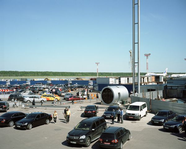 © Petr Antonov - Image from the Trees, cars, figures of people, assorted barriers photography project