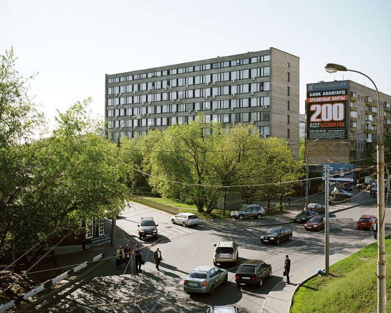 © Petr Antonov - Image from the Trees, cars, figures of people, assorted barriers photography project