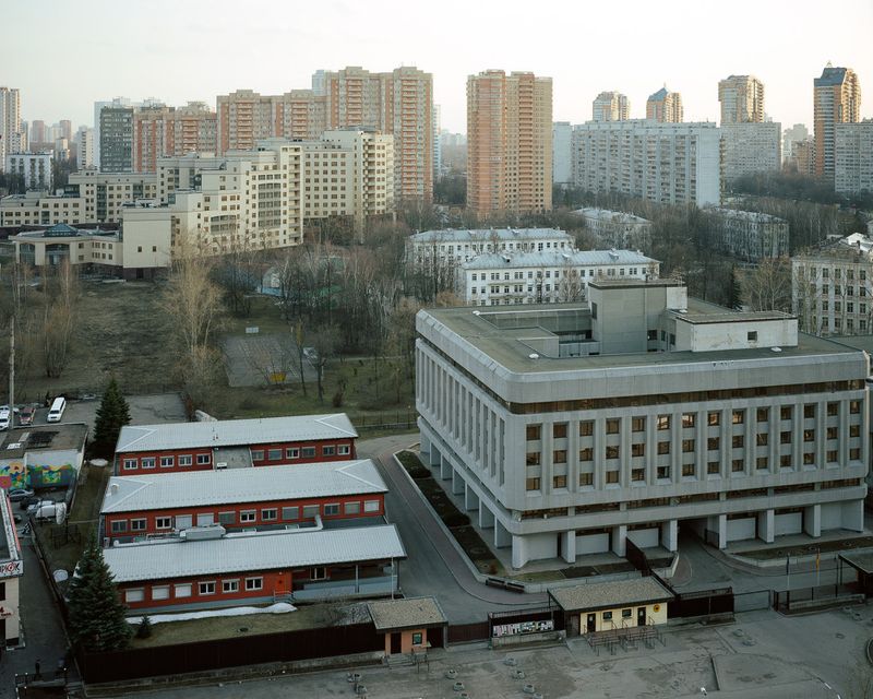 © Petr Antonov - Image from the Trees, cars, figures of people, assorted barriers photography project