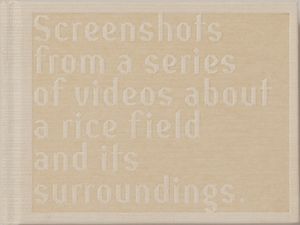 Screenshots from a series of videos about a rice field and its surroundings by Cintia Tortosa Santisteban