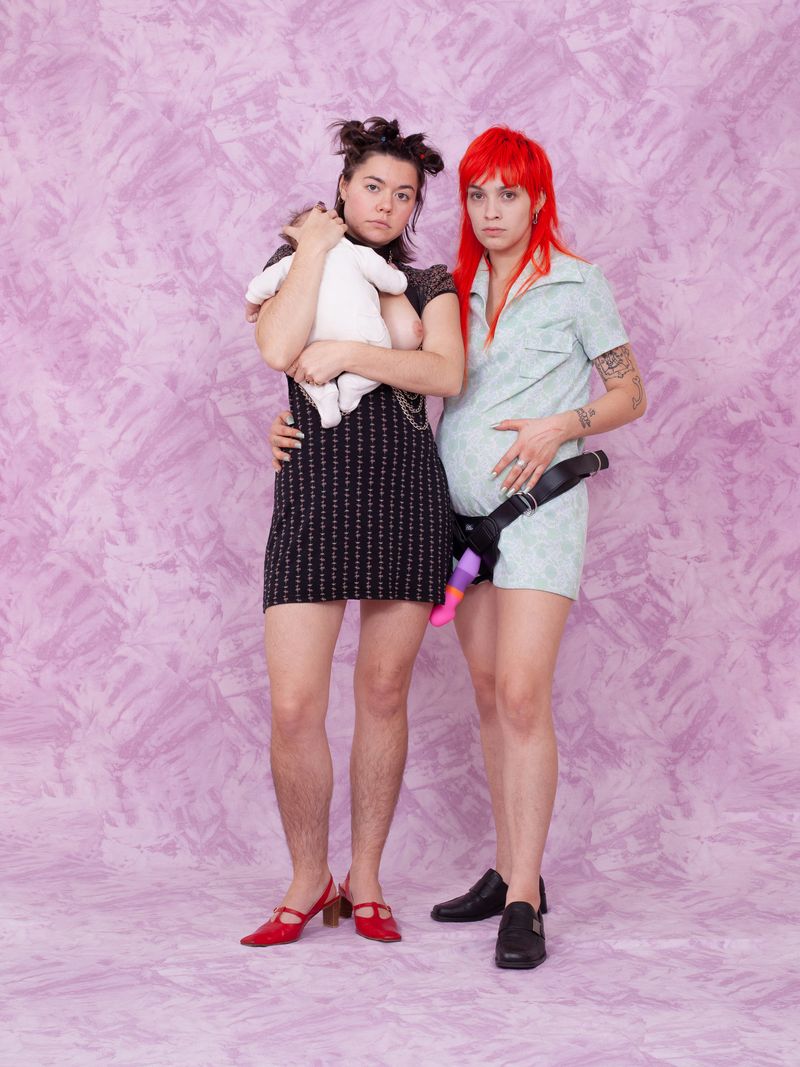 © Madeline Swainhart - Family Portrait A queered image of the traditional family portrait.