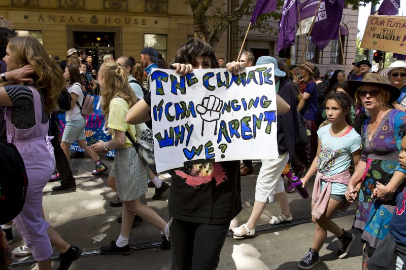 © MAYLEI HUNT - Schools Strike for Climate Change, Melbourne 2019