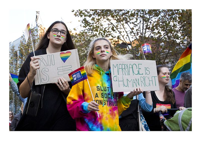 © MAYLEI HUNT - Marriage Equality March, Melbourne Australia 2017