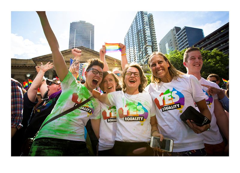 © MAYLEI HUNT - Plebiscite Announcement, Melbourne Australia, 15 November 2017