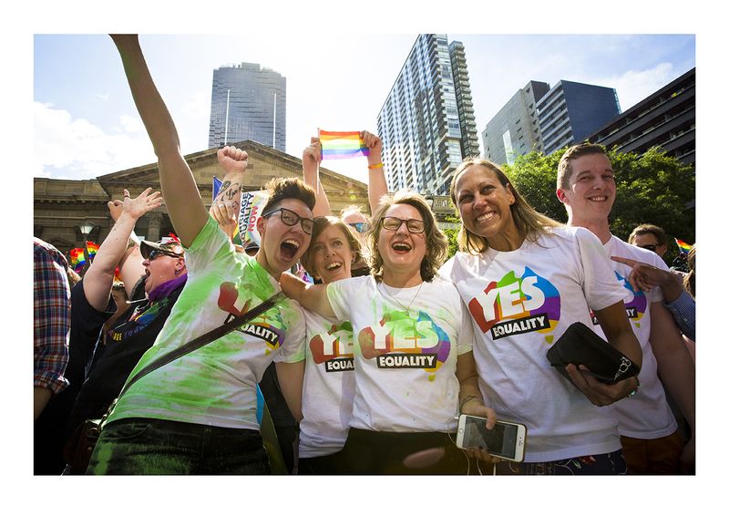 © MAYLEI HUNT - Plebiscite Announcement, Melbourne Australia, 15 November 2017