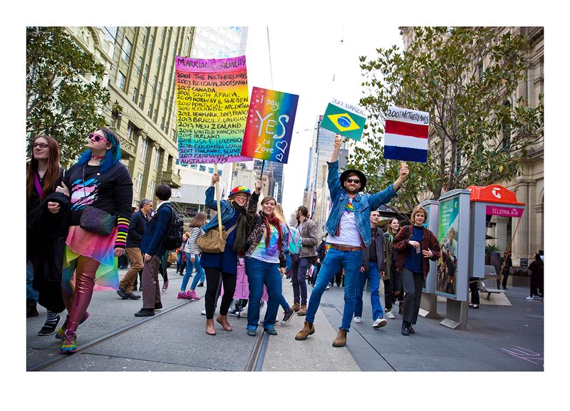 © MAYLEI HUNT - Yes March, Cath Campbell, Anna-Leisa Vietz and Joel Paterman, Melbourne Australia 2017