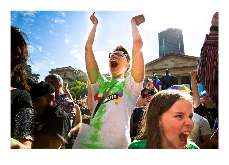 © MAYLEI HUNT - Plebiscite Announcement, Melbourne Australia, 15 November 2017