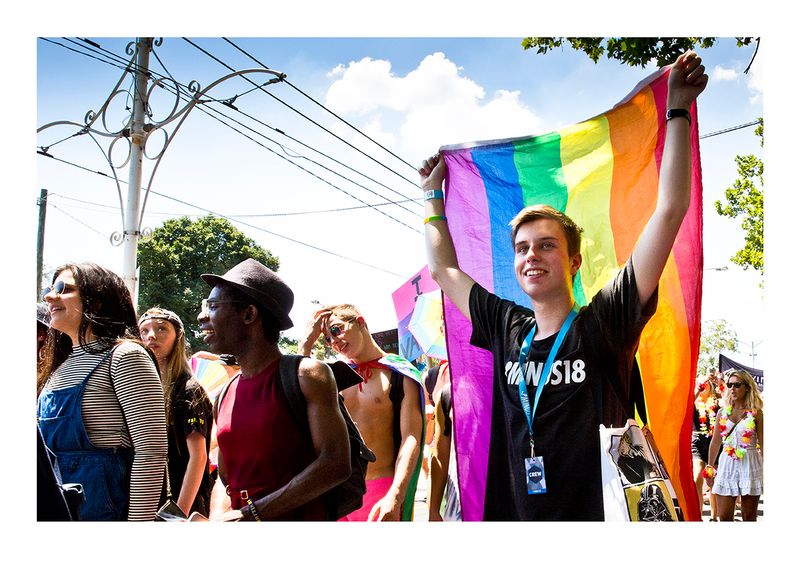 © MAYLEI HUNT - Queer Youth, Midsumma Pride March, Melbourne Australia 2018