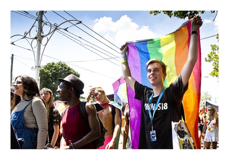 © MAYLEI HUNT - Queer Youth, Midsumma Pride March, Melbourne Australia 2018