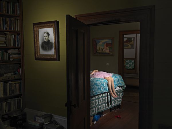 © Jan Banning - The Verdict: The Christina Boyer Case. Girl on bed (Interpretation by Banning).