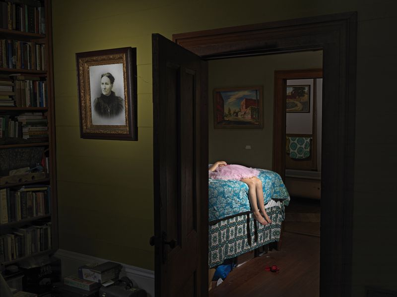 © Jan Banning - The Verdict: The Christina Boyer Case. Girl on bed (Interpretation by Banning).