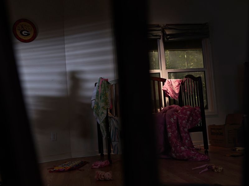 © Jan Banning - The Verdict: The Christina Boyer Case. Amber's bed right after she was rushed to the hospital (Interpretation by Banning)