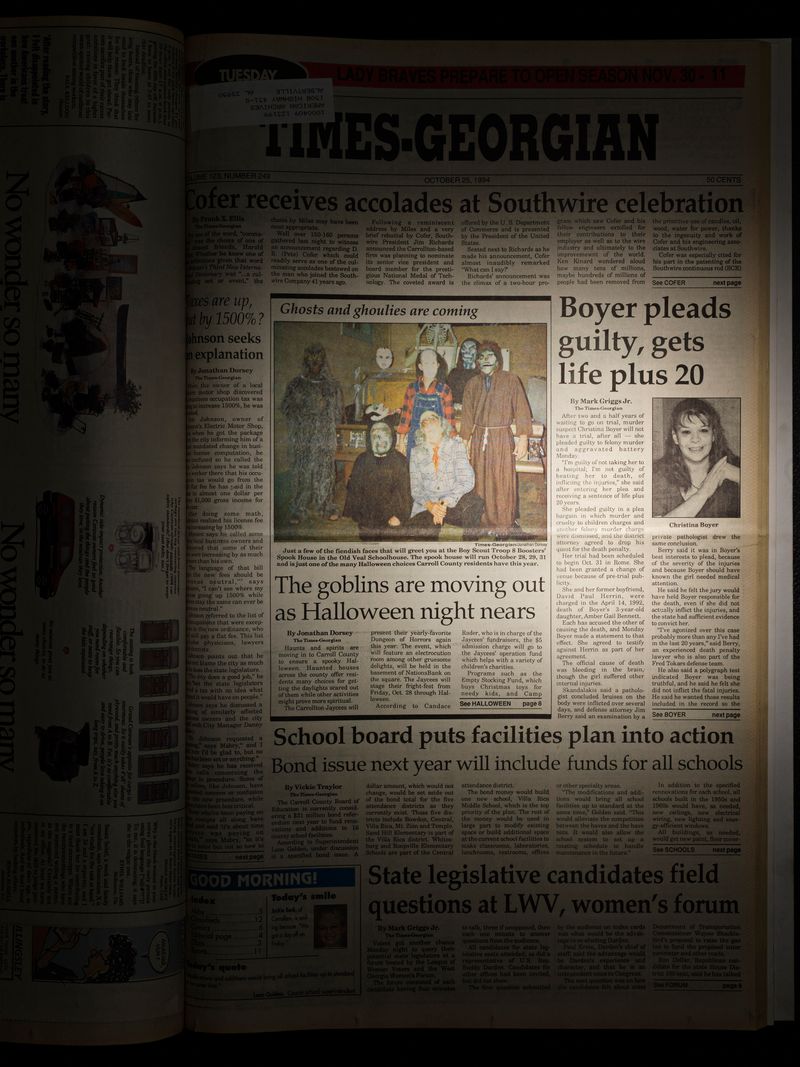 © Jan Banning - Times Georgian, October 25, 1994.