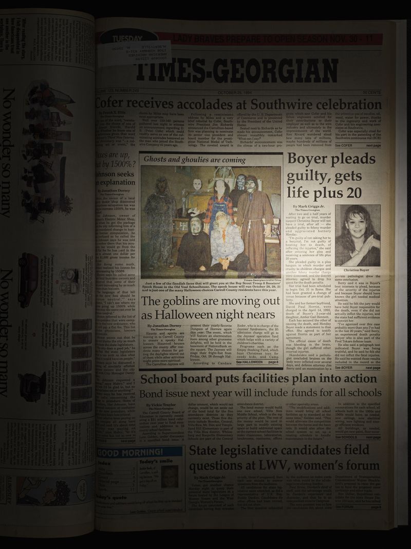 © Jan Banning - Times Georgian, October 25, 1994.