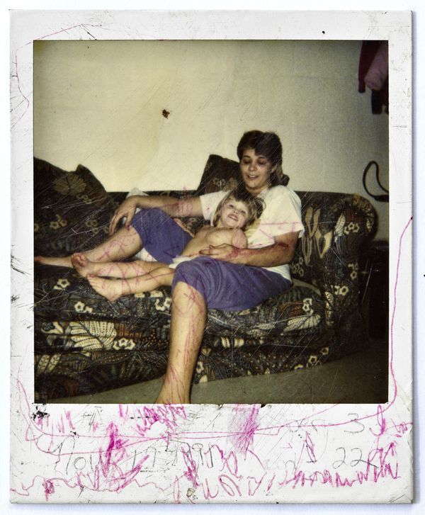 © Jan Banning - Polaroid of Christina and Amber, 1991,