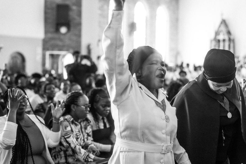 © Cole Ndelu - The congration celebrating at the end of the ordination