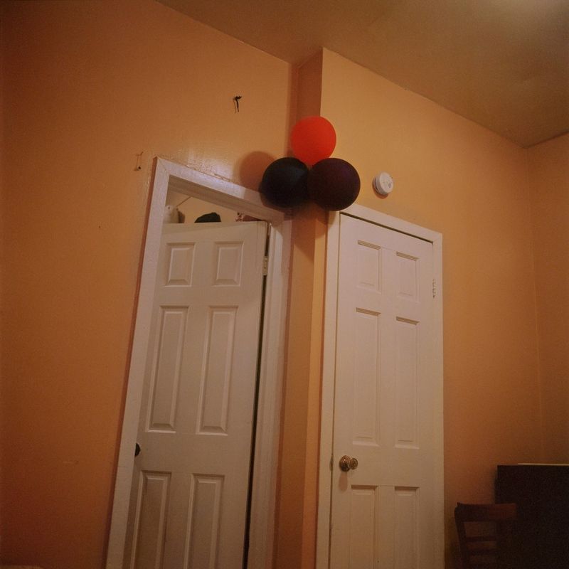 © Ruth Prieto - Ballons on the wall as remains of Lluvias´ birthday party.