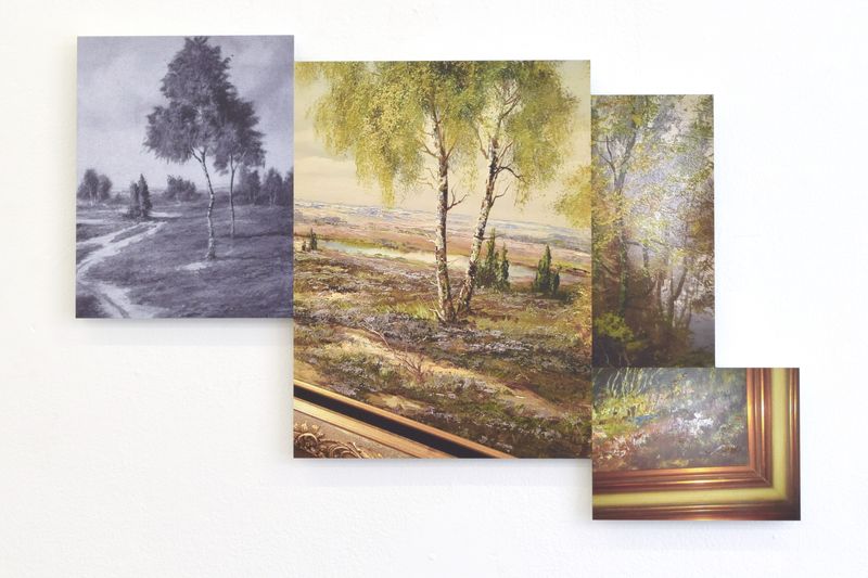 © Johanna Schlegel - Landscape of longing 3 (mega brush print on aluminium dibond, milled out, 45 x 68 cm)