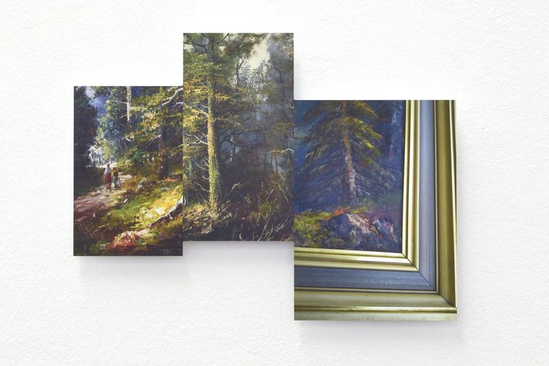 © Johanna Schlegel - Landscape of longing 2 (mega brush print on aluminium dibond, milled out, 25 x 34 cm)