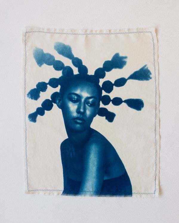 © Rhianydd Hylton - cyanotype print on cotton 2