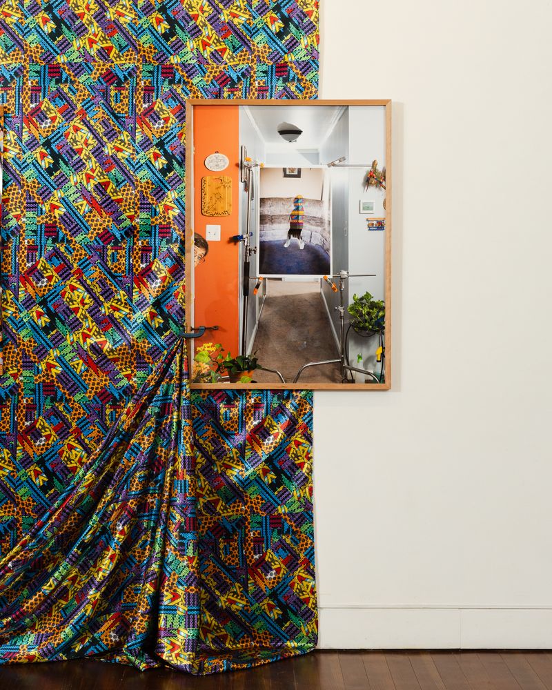 © Dominique Muñoz - Peekaboo, (Installed at PAAM, Provincetown, MA), Archival inkjet print, Cherry wood frame, 30in x 40in, 2024