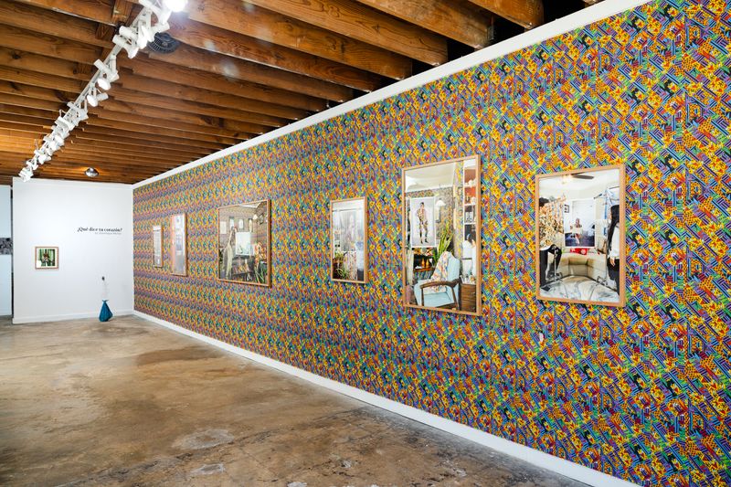 © Dominique Muñoz - ¿Que dice tu Corazon?  (Installed at LumpGallery in Raleigh, NC), 2025