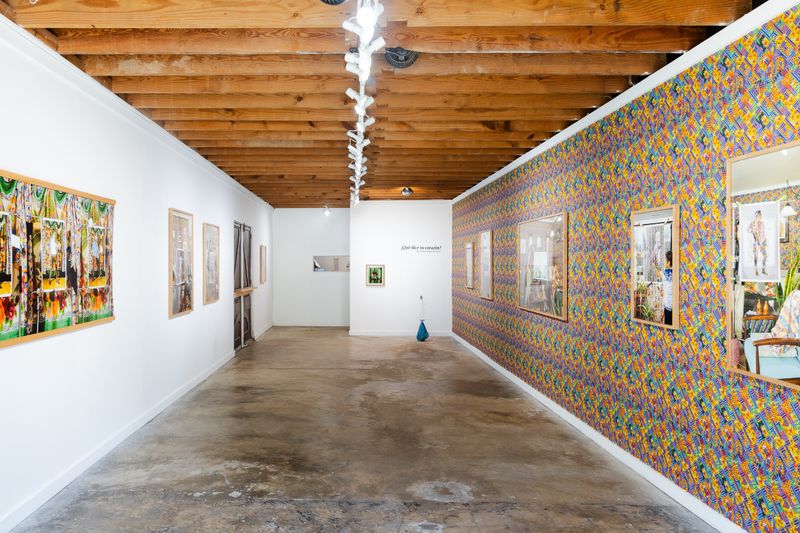 © Dominique Muñoz - ¿Que dice tu Corazon?, (Installed at LumpGallery in Raleigh, NC), 2025