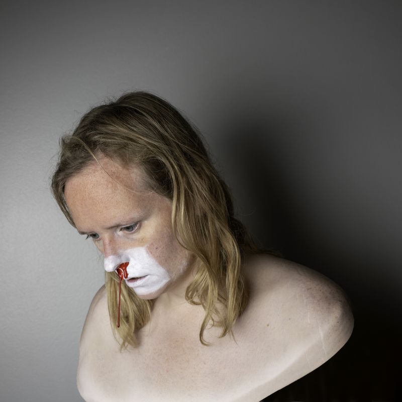 © Clare Bottomley - White Fragility I, 2022 50x50 cm C-type print.