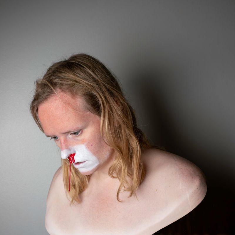 © Clare Bottomley - White Fragility I, 2022 50x50 cm C-type print.