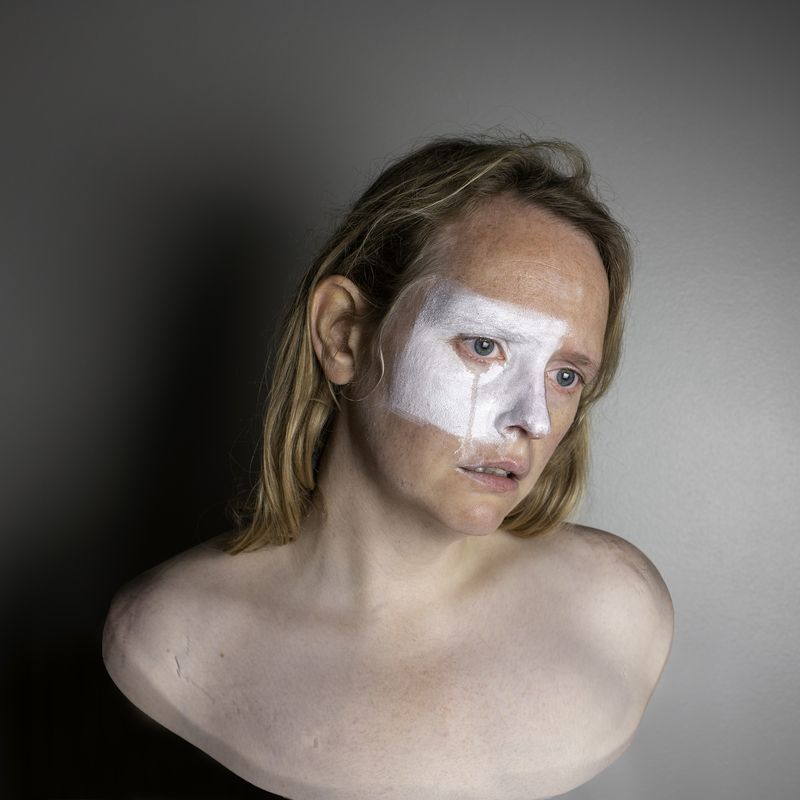 © Clare Bottomley - White Fragility II, 2022 50x50 cm C-type print.