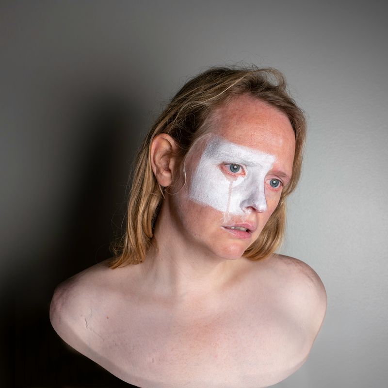 © Clare Bottomley - White Fragility II, 2022 50x50 cm C-type print.