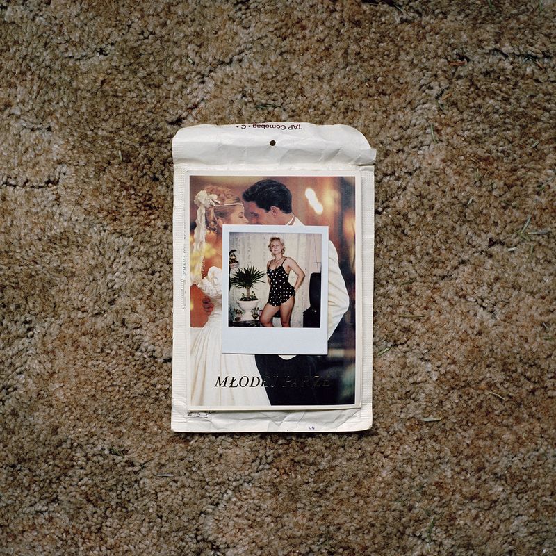 © Claudia Pawlak - My mother's portrait overlayed on a wedding card.