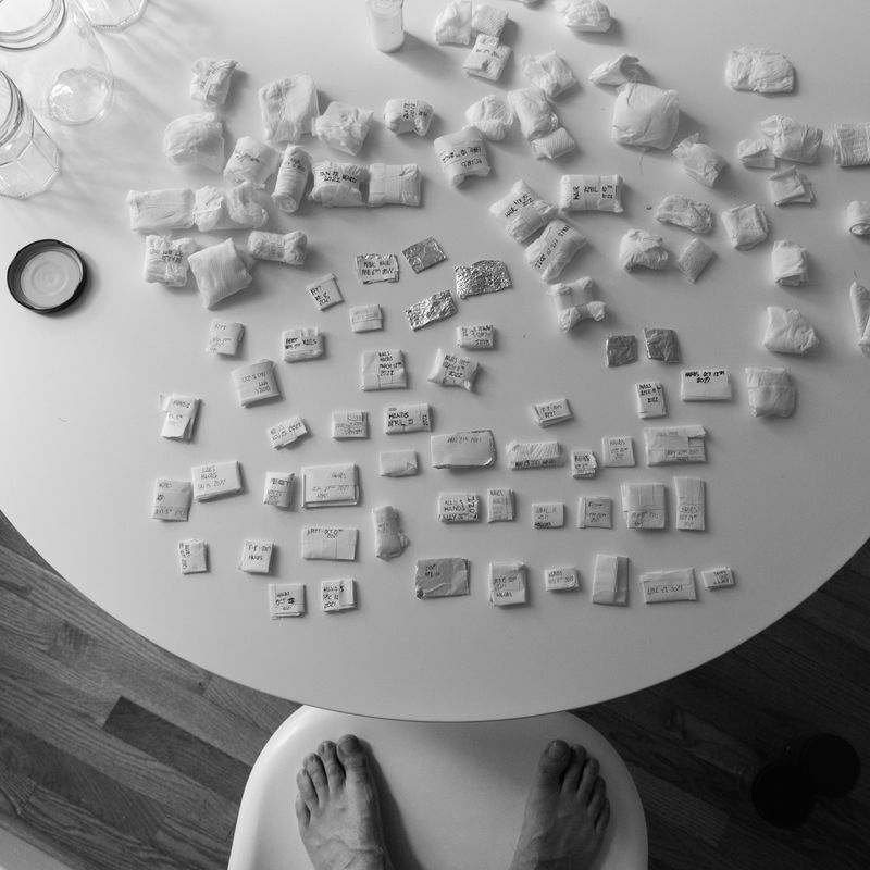 © Tommaso Sacconi - OrganicReorganizing sample of my hair, beard and nails. 2020New York