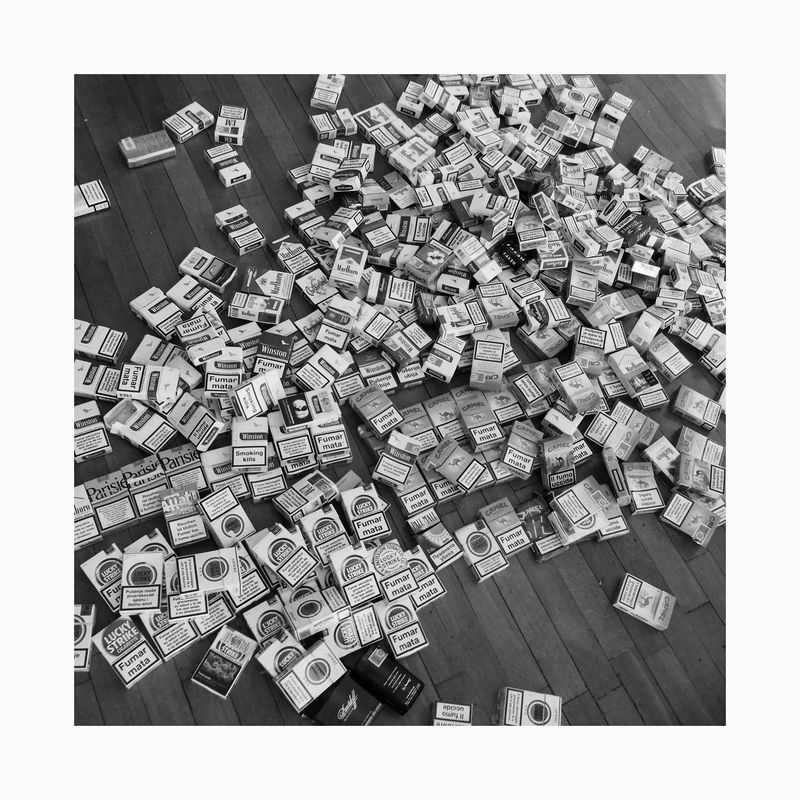 © Tommaso Sacconi - Cigarettes Collection of my empty packs of cigarettes.201X - 2013 Rome