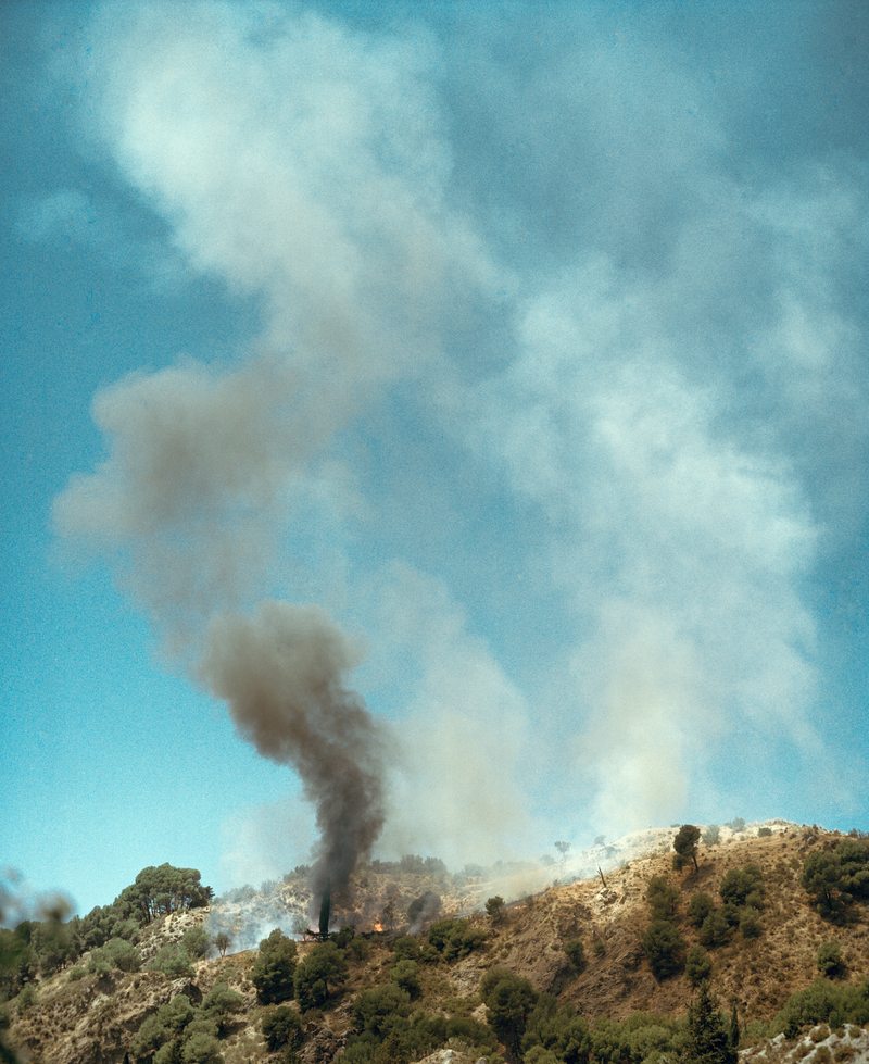 © Carsten Kalaschnikow - Forest fire, Beneficio, Alpujarras, 2017.