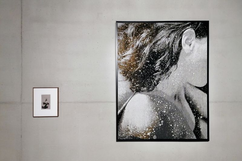 © Julie van der Vaart - Installation shotWoven work86cm×112cm Mounted and framed