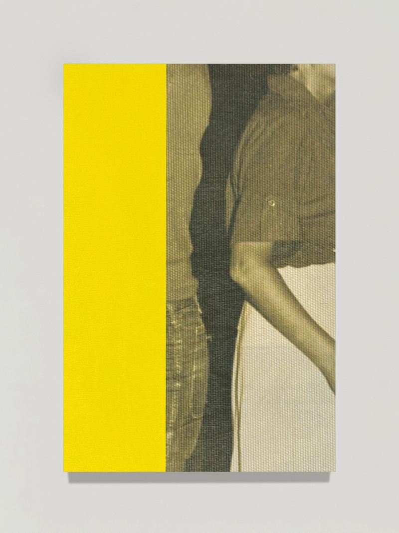 © Sander Coers - The Palette (Bar Dancing) - 2024 - UV Print on Plywood, Oil Paint