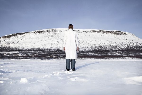 © Lasse Lecklin - La Montagne Saana (525 m), from the series Man Is The Measure Of All Things.