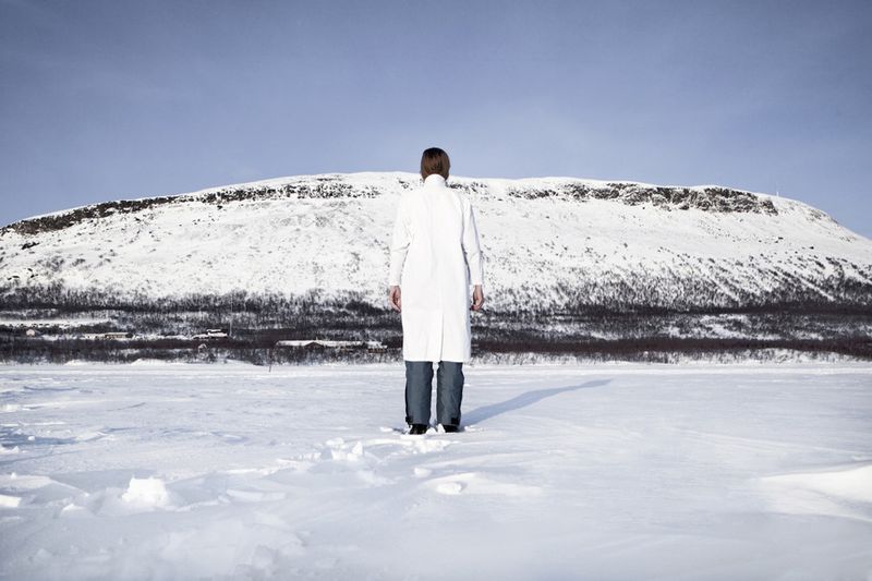© Lasse Lecklin - La Montagne Saana (525 m), from the series Man Is The Measure Of All Things.