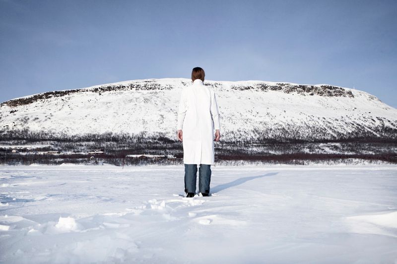 © Lasse Lecklin - La Montagne Saana (525 m), from the series Man Is The Measure Of All Things.