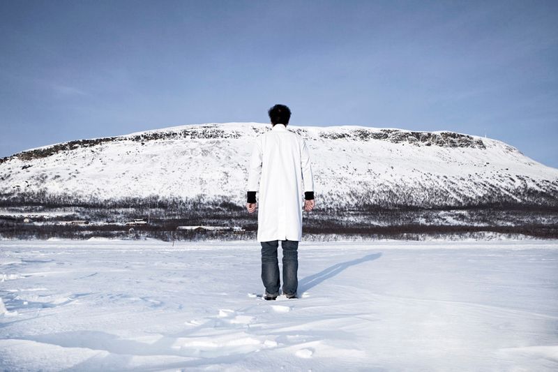 © Lasse Lecklin - Le Mont Saana (565 m), from the series Man Is The Measure Of All Things.