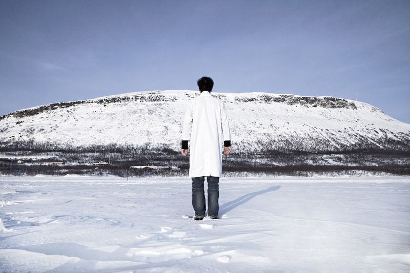 © Lasse Lecklin - Le Mont Saana (565 m), from the series Man Is The Measure Of All Things.