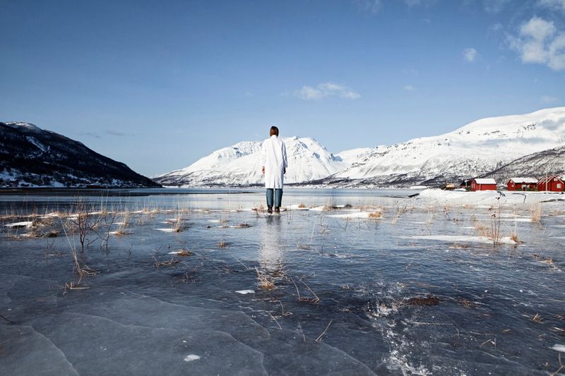 © Lasse Lecklin - La Pointe Dal (1540 m), from the series Man Is The Measure Of All Things.