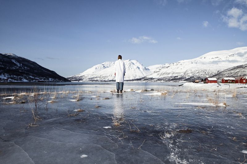 © Lasse Lecklin - La Pointe Dal (1540 m), from the series Man Is The Measure Of All Things.