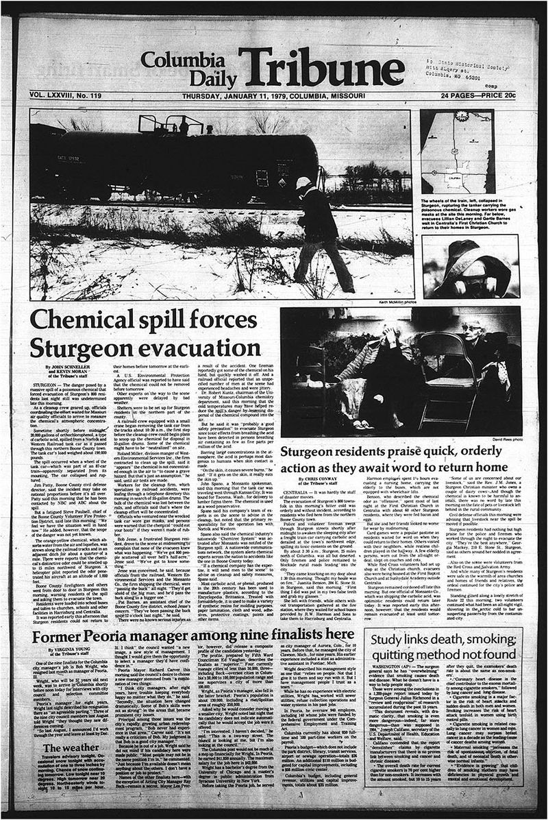 © Mathieu Asselin - News Paper print 1979.