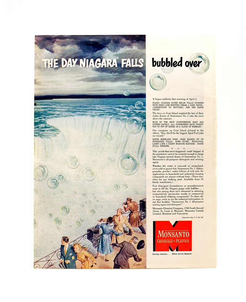 © Mathieu Asselin - Monsanto® magazine ad.