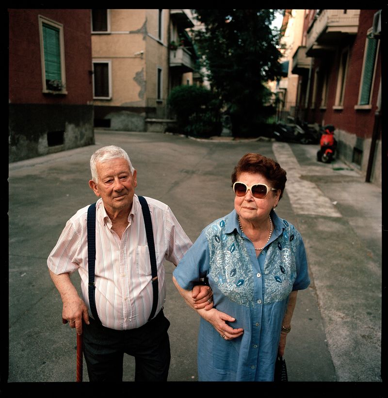 © Mattia Zoppellaro - Benito e Lucia in their council estate