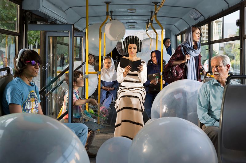 © maryam firuzi - Image from the Reaing for Tehran streets photography project