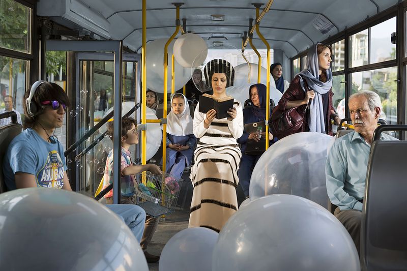 © maryam firuzi - Image from the Reaing for Tehran streets photography project